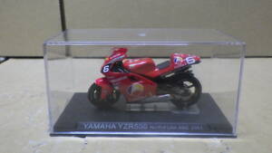 17 デアゴスティーニ 1/24 YAMAHA ヤマハ YZR500 ノリック 阿部典史 2001 #6 チャンピオンバイクコレクション 未使用品 現状