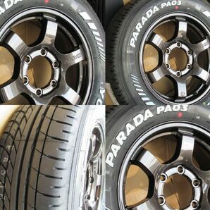 200系 ハイエース Rays Gramlights 57DR-X ヨコハマ PARADA ホワイトレターセットの画像2