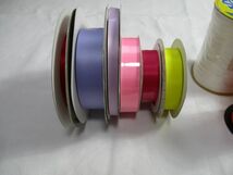 カーリングリボン・ソフトテープ・サテンEX・キャピタル・など　色10種　使用中・未使用品混在のため長さ色々　_画像6