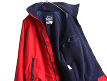 80s USA製 ウールリッチ フリース ライナー付き ナイロン ジャケット メンズ S / 古着 80年代 ヴィンテージ Woolrich 紺タグ ブルゾン 赤_画像5