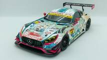 タミヤ+グッドスマイル 1/24 グッドスマイル GSR 初音ミク AMG 2017 SUPER GT 完成品 超希少デカール使用 実車用ウレタンクリア使用 GT3_画像1