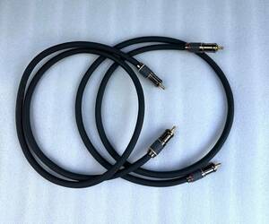 audio-technica AT6A66 RCAケーブル PCOCC＋7N 1ｍ　ペア ①