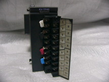 ★動作保証美品★ KEYENCE PLC KV-TP40 温度アナログ4ch入力装置(補償抵抗4個付)_画像2