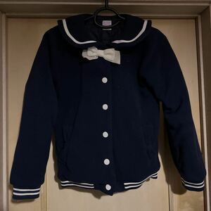 axes femme kids コート　150 紺色