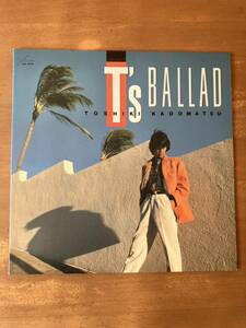 中古LP 角松敏生/T's BALLAD 美品