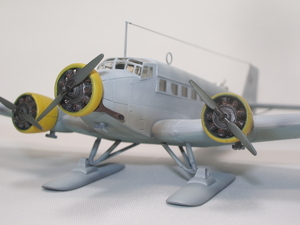 1/144 ユンカース Ju52 ドイツ 空軍 第500航空団 冬季迷彩 全塗装 完成品