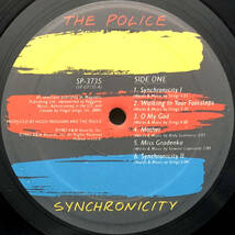 ★良盤 US ORIG LP★THE POLICE/Synchronicity 1983年 MASTERDISK RL刻印 高品質半透明青紫盤 音圧凄 インナー付 最高傑作 STING_画像3