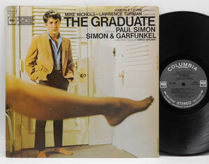 ★良盤 US ORIG LP★SIMON & GARFUNKEL, DAVE GRUSIN/The Graduate 1968年 初回灰色2EYEラベル 音圧＆音抜最高 映画『卒業』傑作サントラ