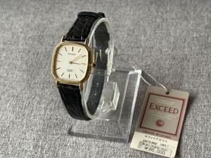 未使用 稼働品 EXCEED CITIZEN 2200-227972 クォーツ レディース腕時計 14K 刻印あり エクシード シチズン EAC75-9402 閉店在庫品 