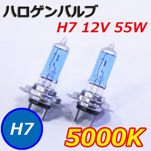 ハロゲンバルブH7 12V 55W ランプ ヘッドライト 2個1セット