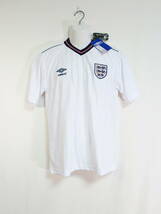 イングランド 代表 #10 リネカー 85/86 復刻 ユニフォーム アンブロ UMBRO 送料無料 England サッカー シャツ_画像1