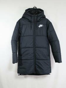  Nike NIKE protection against cold cotton inside bench coat outer garment lady's L training wear winter jacket warmer winter black black 