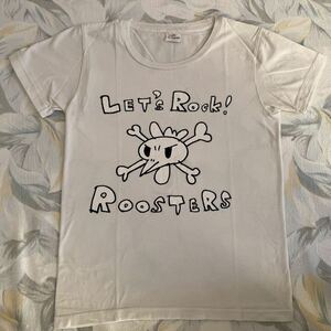 奈良美智Tシャツ白　ルースターズ