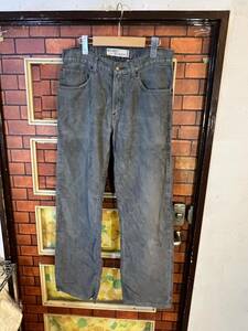 コーデュロイパンツ　リーバイス559 ストレート　グレー系　Levis 31インチ アメリカ古着