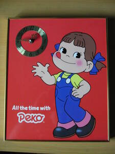  Fujiya Peko-chan wall wall clock operation goods All the time with Peko