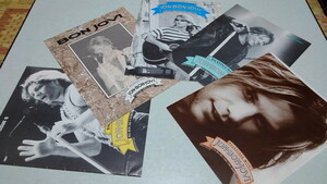 ^ JON BON JOVI [ FC bulletin 5 point set Volume.7 Issue.1~4 + 1 point ] John *bon* jovi 