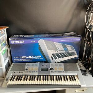 y E24 佐川急便着払い発送　YAMAHA ヤマハ 電子ピアノ キーボード PSR-E403 ☆中古☆