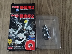 タルガ チョロQ 警察隊2 高速パトカー 日本語表記 ミニカー ミニチュアカー targa THE CHORO-Q POLICE VOL.2 Toy patrol car Miniature