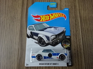 ホットウイール 二ッサン スカイライン ハコスカ ミニカー Hot WHeeLS NISSAN SKYLINE H/T 2000 GT-X Toy car Miniature