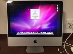 Apple iMac 20インチ Core 2 Duo 320GB 2.5GB デスクトップパソコン OS 10.6.3 キーボード マウス付属