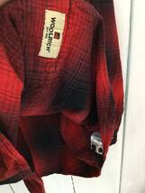 WOOLRICH ウールリッチ コットン長袖シャツ フランネルシャツ チェックシャツ メンズL 良品綺麗 _画像7