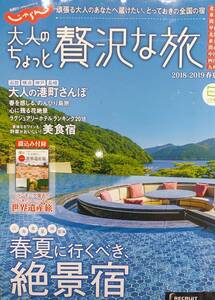 匿名・送料無料！　じゃらん　大人のちょっと贅沢な旅　2018-2019春夏　リクルート