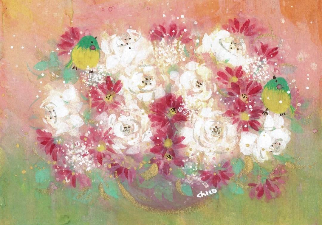 Yahoo!オークション -「絵画 真作 花」の落札相場・落札価格