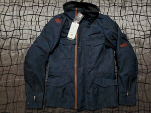 【未使用M】クシタニ　フィンジャケットM ブルーカモ　K-2333 FIN JACKET　バイク ライディング ライダース　プロテクターポケット付