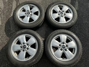 BMWミニ F55 純正アルミホイール 夏タイヤ2本×冬タイヤ2本 175/65R15 PCD112 5穴 F56 F57