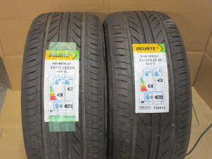 デリンテ 未使用品 輸入タイヤ 235/35-20 235/35R20 2本セット 在庫限り 処分品 個人宅配送可 領収書発行可能 アルファード ヴェルファイア