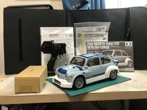 すべて新品 フルセット！ TAMIYA タミヤ MB-01 TAMIYA フィアット アバルト 1000TCR ベルリーナ コルサ 2.4Ghz 送受信機、ブラシレスESC