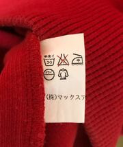 ◆ゾーイ ZOY◆ビッグロゴ刺繍 ゴルフ コットン スウェット トレーナー 3 レッド_画像7