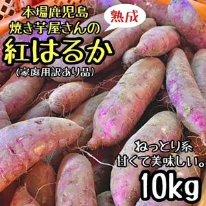 お得!!焼き芋屋さんの熟成芋◎訳あり 紅はるか 10kg さつまいも e