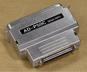 SCSI 変換アダプタ AD-P50C ピンタイプハーフ50pinをセントロニクス50pinに変換するSCSI変換アダプタ (管:SC00