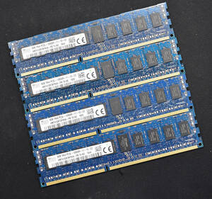 (送料無料) 32GB (8GB 4枚組) DDR3L PC3L-12800R DDR3L-1600 REG 1Rx4 240pin ECC Registered SK-Hynix サーバー MacPro向け (SA5315