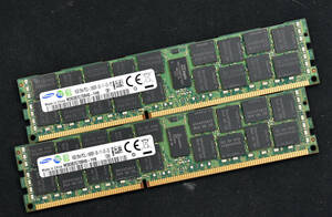 (送料無料) 32GB (16GB 2枚組) DDR3L PC3L-10600R DDR3L-1333 REG 2Rx4 240pin ECC Registered Samsung サーバー MacPro向け (SA5345 x4s