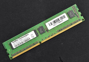 4GB (4GB 1枚) PC3-12800E DDR3-1600 1.5V 1Rx8 240pin ECC Unbuffered DIMM SanMax (管:SA5244