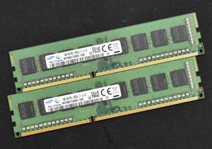 8GB (4GB 2枚セット) PC3-12800 PC3-12800U DDR3-1600 240pin non-ECC Unbuffered DIMM 1Rx8 Samsung (管:SA5253