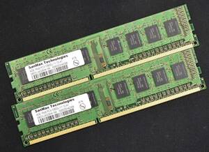 8GB (4GB 2枚組) PC3-12800 PC3-12800U DDR3-1600 240pin non-ECC Unbuffered DIMM 1Rx8 SanMax SK-Hynix 1.5V (管:SA5397