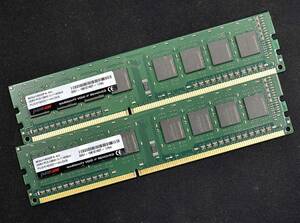 8GB (4GB 2枚組) PC3-12800 PC3-12800U DDR3-1600 240pin non-ECC Unbuffered DIMM 1Rx8 Panram製 1.5V (管:SA5396