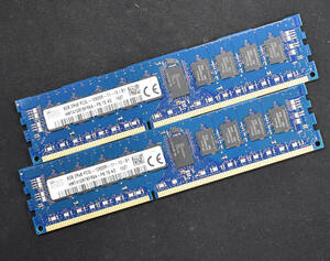 16GB (8GB 2枚組) DDR3L PC3L-12800R DDR3L-1600 REG 1Rx4 240pin ECC Registered SK-Hynix サーバー MacPro向け (SA5318