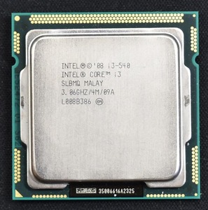 Intel Core i3-540 SLBMQ Socket 1156 (LGA1156) (動作確認済 中古品) (管:SAC36