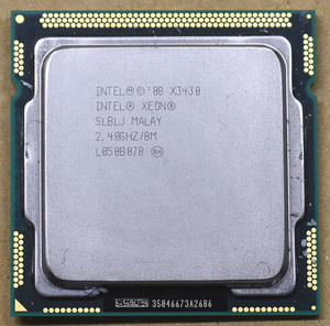 (送料無料) Intel Xeon X3430 SLBLJ LGA1156 Socket1156 Lynnfield (動作確認済 中古品) (管:SAC70