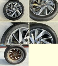 新S管理74138 H27 スペーシア カスタムXS MK42S】★スズキ純正 15インチ 165/55R15 タイヤ付 アルミ ホイール★4.5J +45 PCD100 4H_画像6