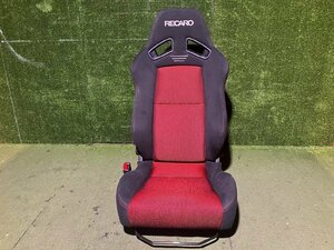 新Y管理74178 H25 スイフト スポーツ ZC32S 外し】★RECARO SR-7F GK100 RD/BK 助手席 セミバケット シート 両側ダイヤル式★トリム C06