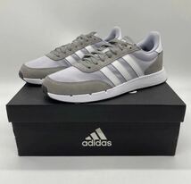 【27cm】adidas RUN 60S 2.0 アディダス ラン 60S 2.0グレー ホワイトメンズ ランニングシューズ スニーカー (FY5958) 2892_画像1