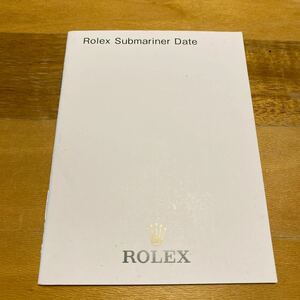 3512【希少必見】ロレックス サブマリーナ 冊子 取扱説明書 2010年度版 ROLEX SUBMARINER 冊子