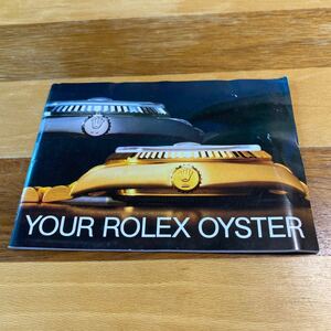 3527【超希少必見】ロレックス オイスター冊子 Rolex oyster 1987年度版