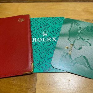3541【希少必見】ロレックス カレンダー カードケース 冊子 3点セット Rolex