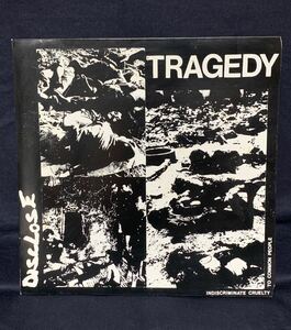 年末セール レア DISCLOSE TRAGEDY 2ndプレス盤 LP ジャケ難あり CRUST ハードコア レコード 委託品